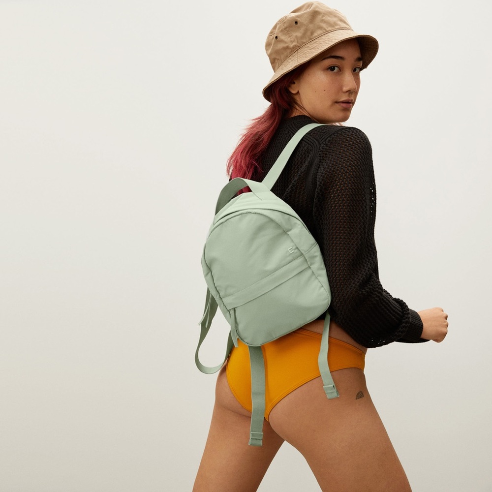 Everlane Sage Green Mini Backpack